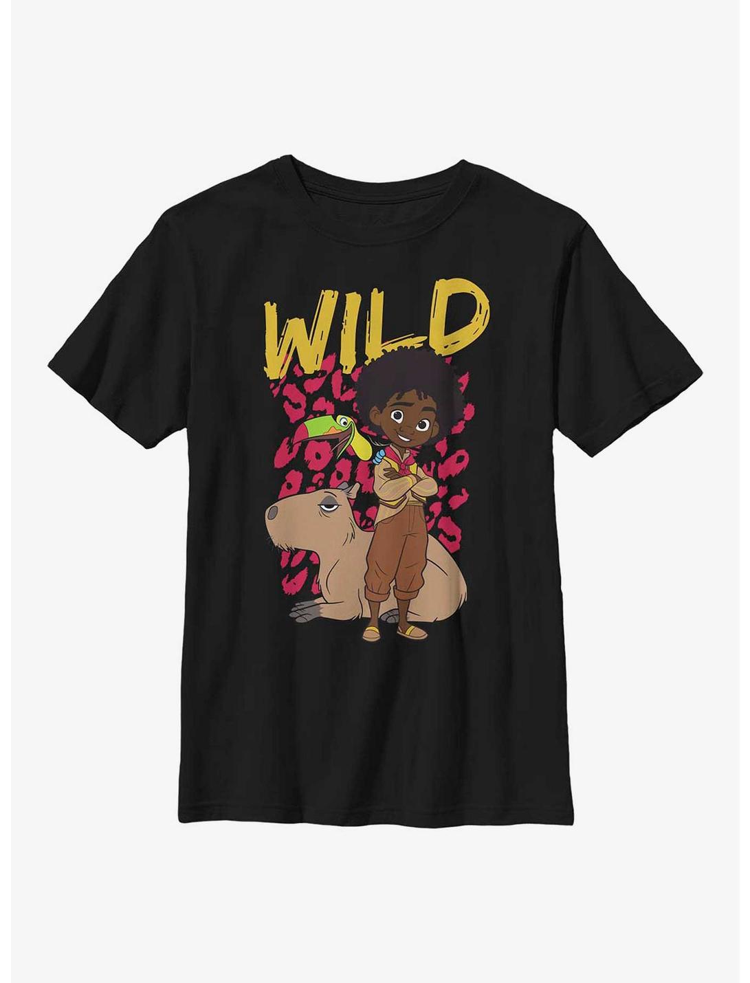 Disney Encanto Wild Child Youth T-Shirt, BLACK, hi-res