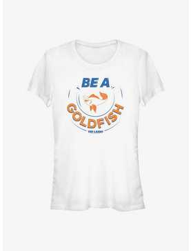 Ted Lasso Be A Goldfish Alt Girls T-Shirt, WHITE, hi-res