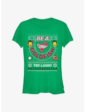 Ted Lasso Be A Goldfish Ugly Sweater Girls T-Shirt, , hi-res