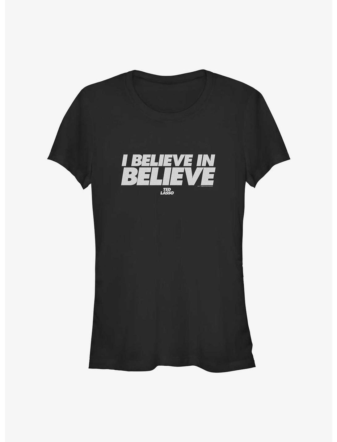 Ted Lasso Believe In Believe Girls T-Shirt, BLACK, hi-res