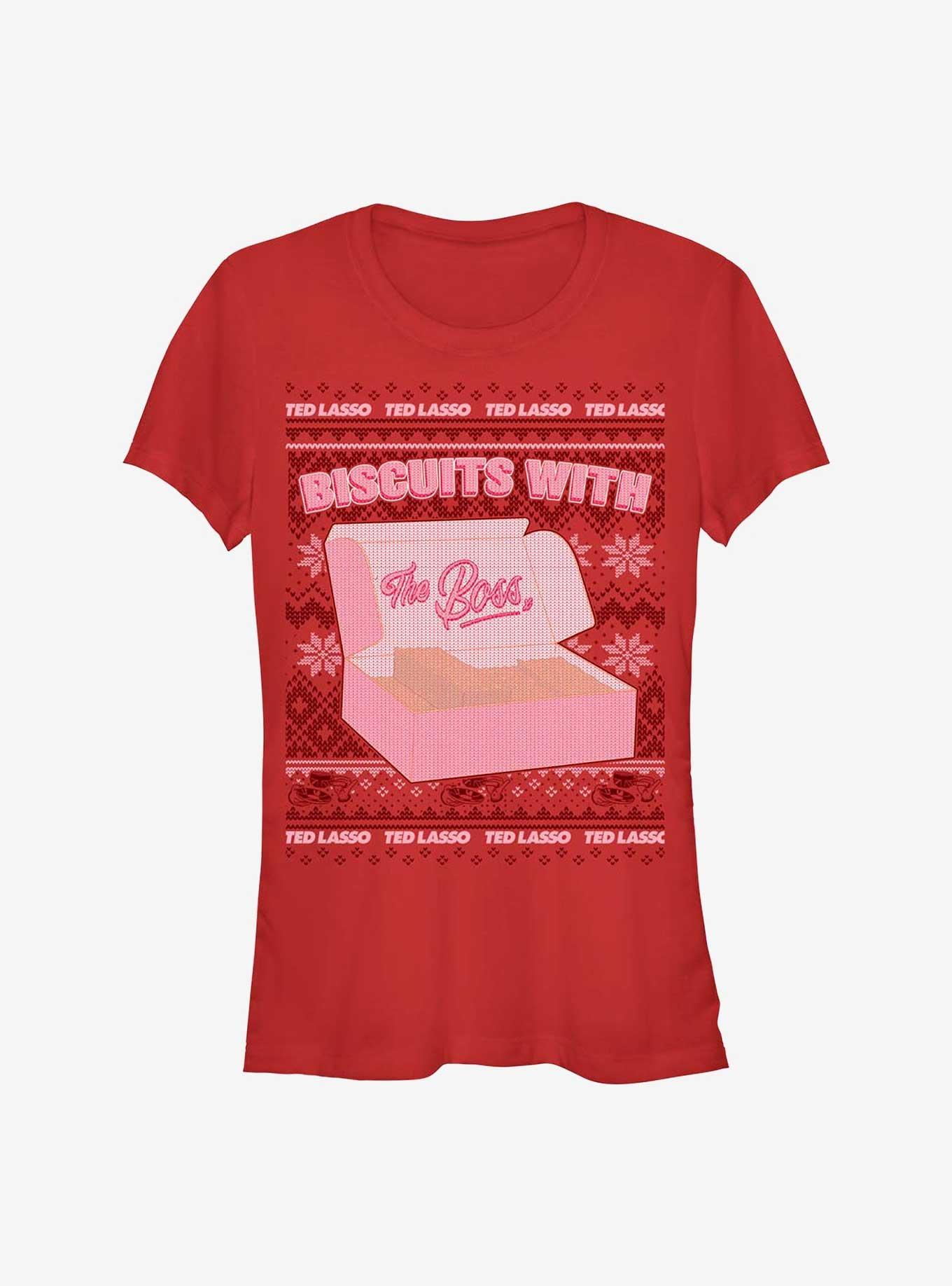 Ted Lasso Biscuits Ugly Sweater Girls T-Shirt, , hi-res