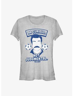 Ted Lasso Curious Not Judgmental Girls T-Shirt, ATH HTR, hi-res