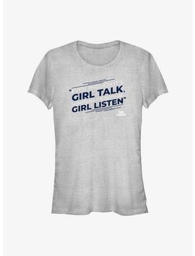 Ted Lasso Girl Talk Girl Listen Girls T-Shirt, ATH HTR, hi-res