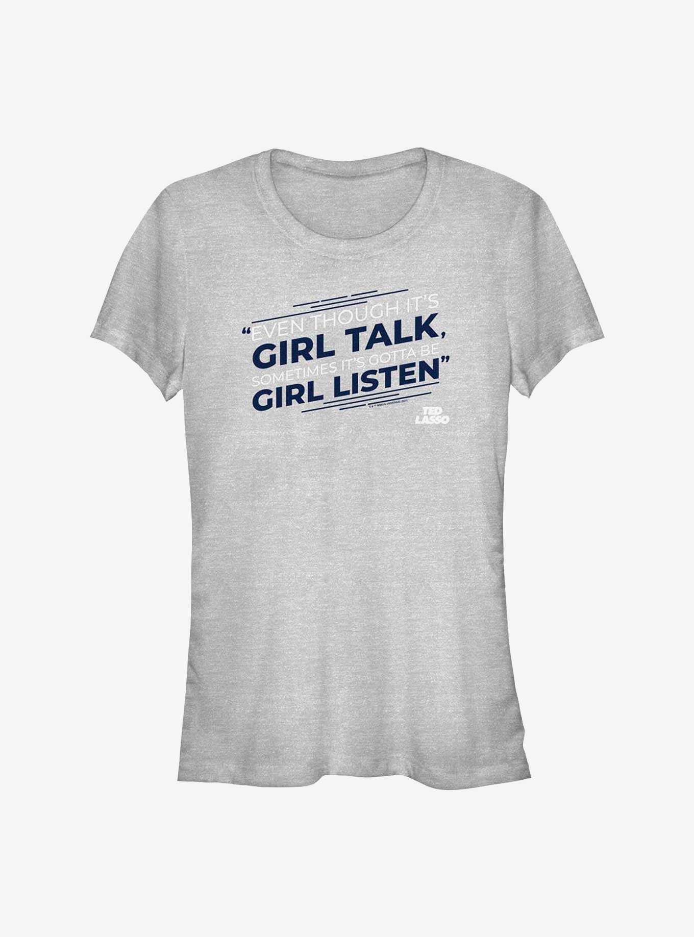 Ted Lasso Girl Talk Girl Listen Girls T-Shirt, , hi-res