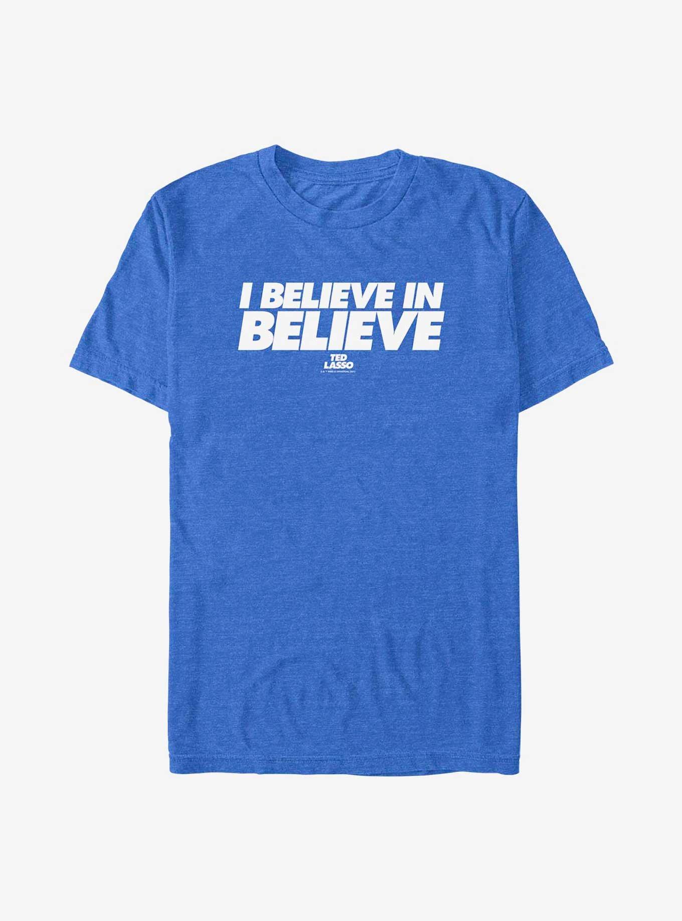 Ted Lasso Believe In Believe Text T-Shirt, ROY HTR, hi-res