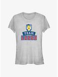 Ted Lasso Team Lasso Shield Girls T-Shirt, ATH HTR, hi-res
