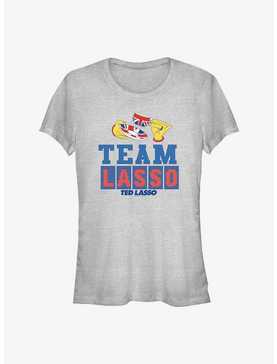Ted Lasso Team Lasso Tea Cup Girls T-Shirt, ATH HTR, hi-res