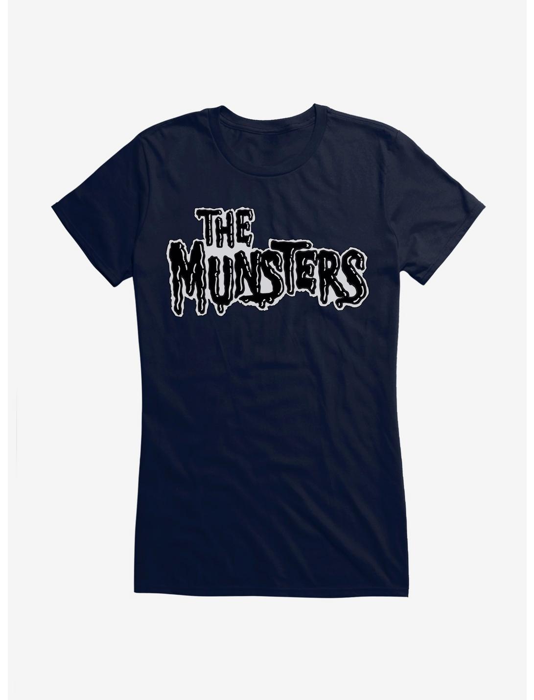 The Munsters Black & White Title Girls T-Shirt, , hi-res