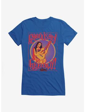 The Munsters Lily Ghoulishly Groovy Girls T-Shirt, ROYAL, hi-res