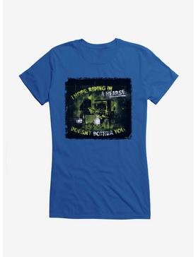 The Munsters Riding A Hearse Girls T-Shirt, ROYAL, hi-res