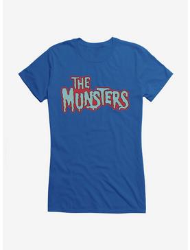 The Munsters Whimsy Palette Title Girls T-Shirt, ROYAL, hi-res