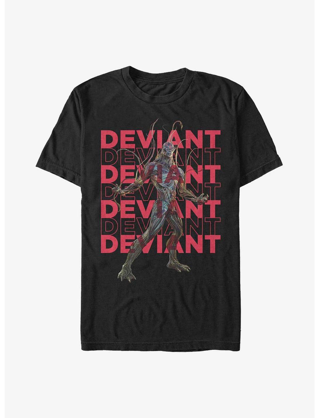 Marvel The Eternals Kro Deviant Repeating T-Shirt, BLACK, hi-res
