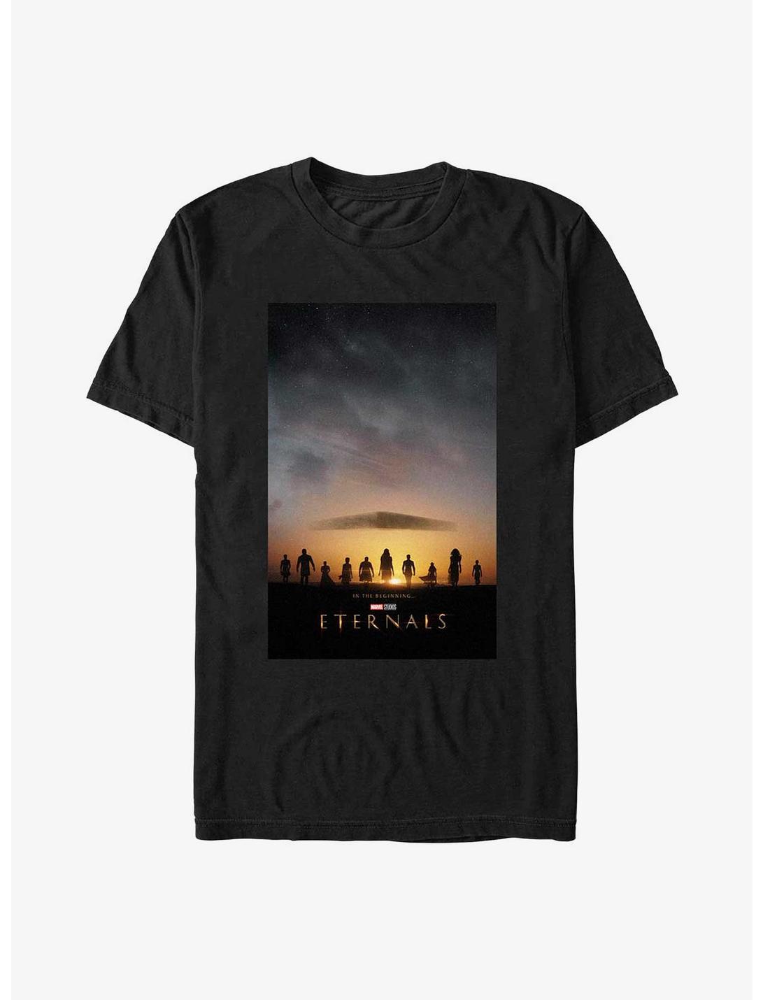 Marvel The Eternals Horizon Poster T-Shirt, BLACK, hi-res