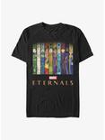 Marvel The Eternals Vertical Box Ups T-Shirt, BLACK, hi-res