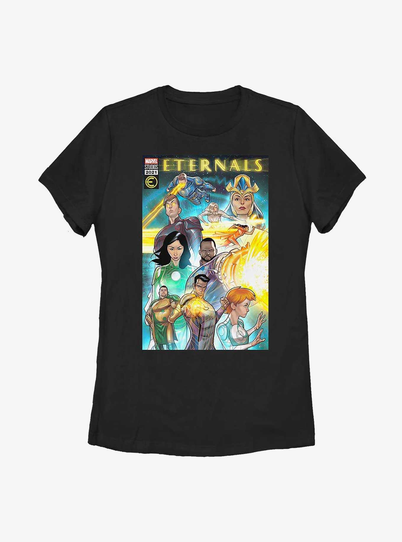 Marvel The Eternals Comic Book Cover Womens T-Shirt, , hi-res