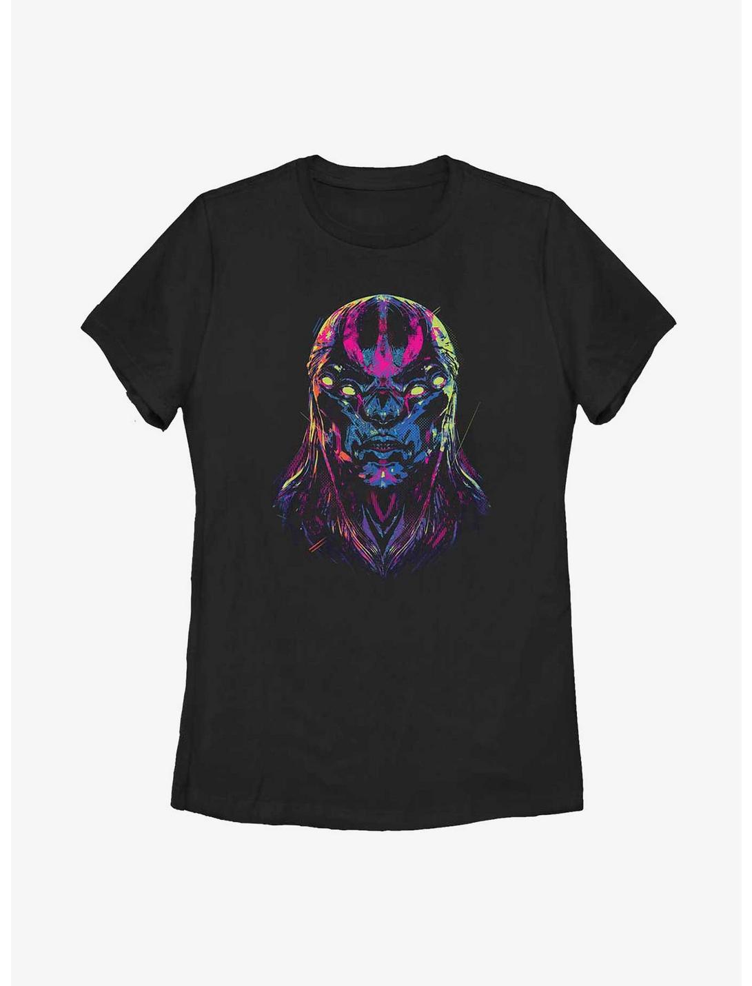 Marvel The Eternals Kro Devious Face Womens T-Shirt, BLACK, hi-res