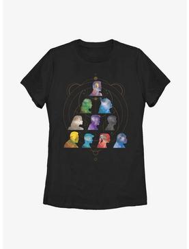 Marvel The Eternals Silhouette Pyramid Heads Womens T-Shirt, , hi-res