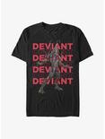 Marvel Eternals Kro Deviant Repeating T-Shirt, BLACK, hi-res
