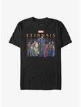 Marvel Eternals Repeating Group T-Shirt, BLACK, hi-res