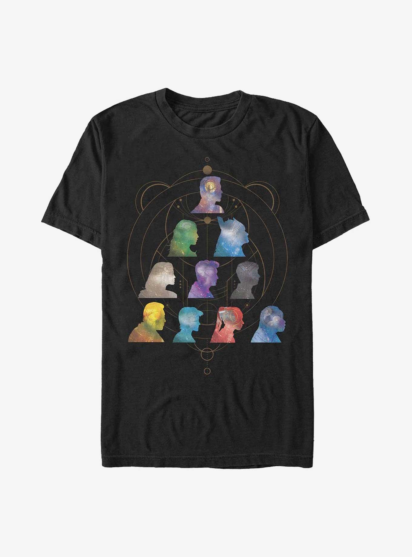 Marvel Eternals Silhouette Pyramid Heads T-Shirt, , hi-res