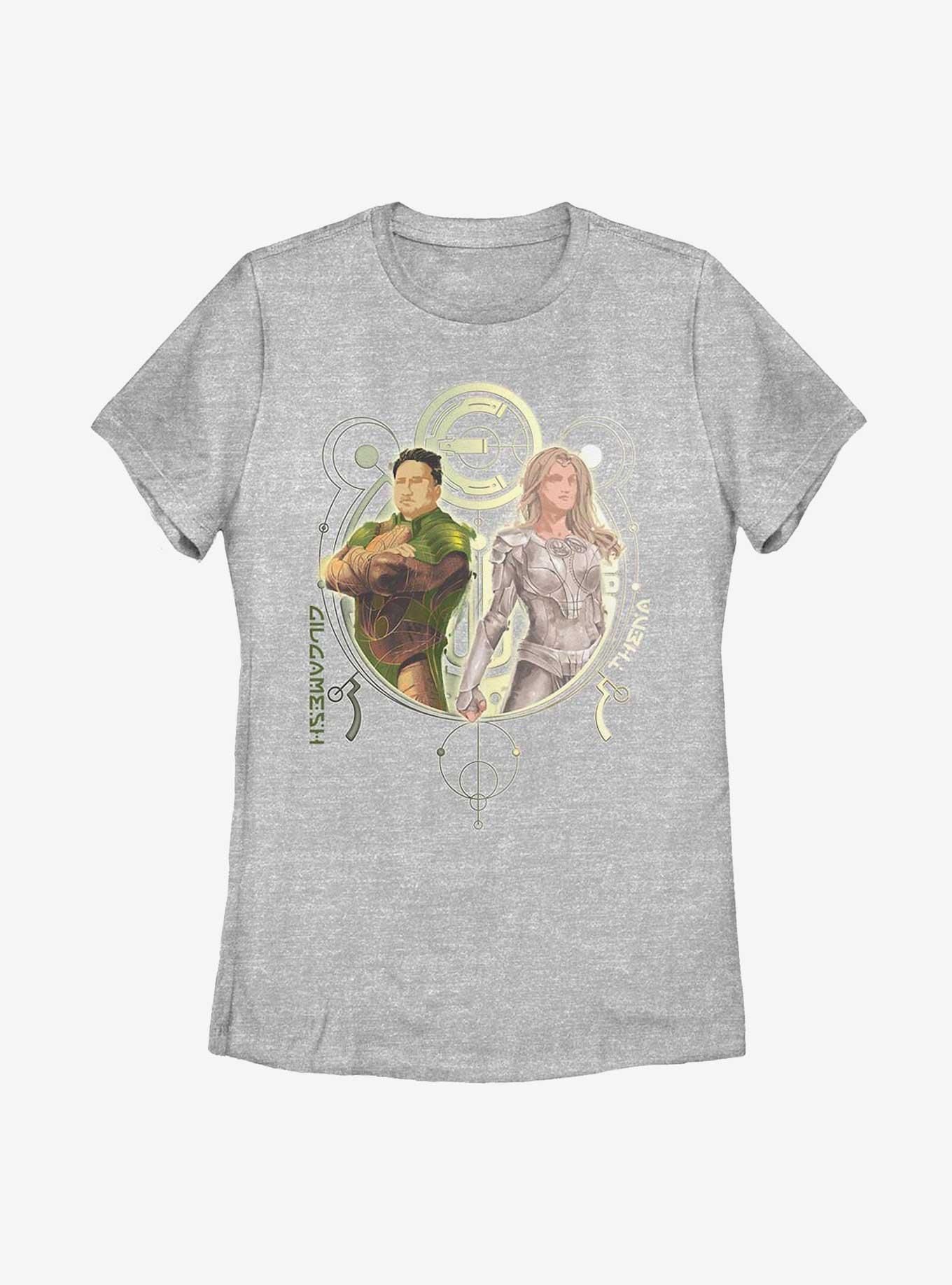 Marvel Eternals Gilgamesh & Thena Duo Womens T-Shirt, ATH HTR, hi-res