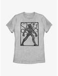 Marvel Eternals Kro Woodcut Womens T-Shirt, ATH HTR, hi-res
