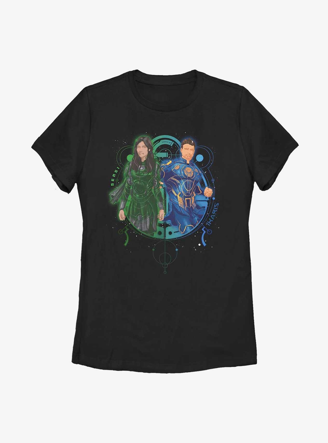 Marvel Eternals Sersi & Ikaris Duo Womens T-Shirt, , hi-res