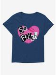Mean Girls So Fetch Womens T-Shirt Plus Size, NAVY  ATHLETIC HEATHER, hi-res