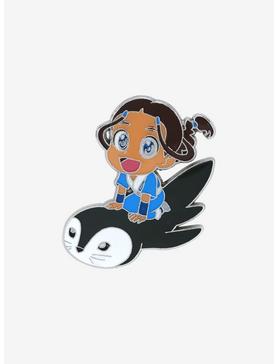 Avatar: The Last Airbender Katara & Otter Penguin Chibi Enamel Pin - BoxLunch Exclusive, , hi-res