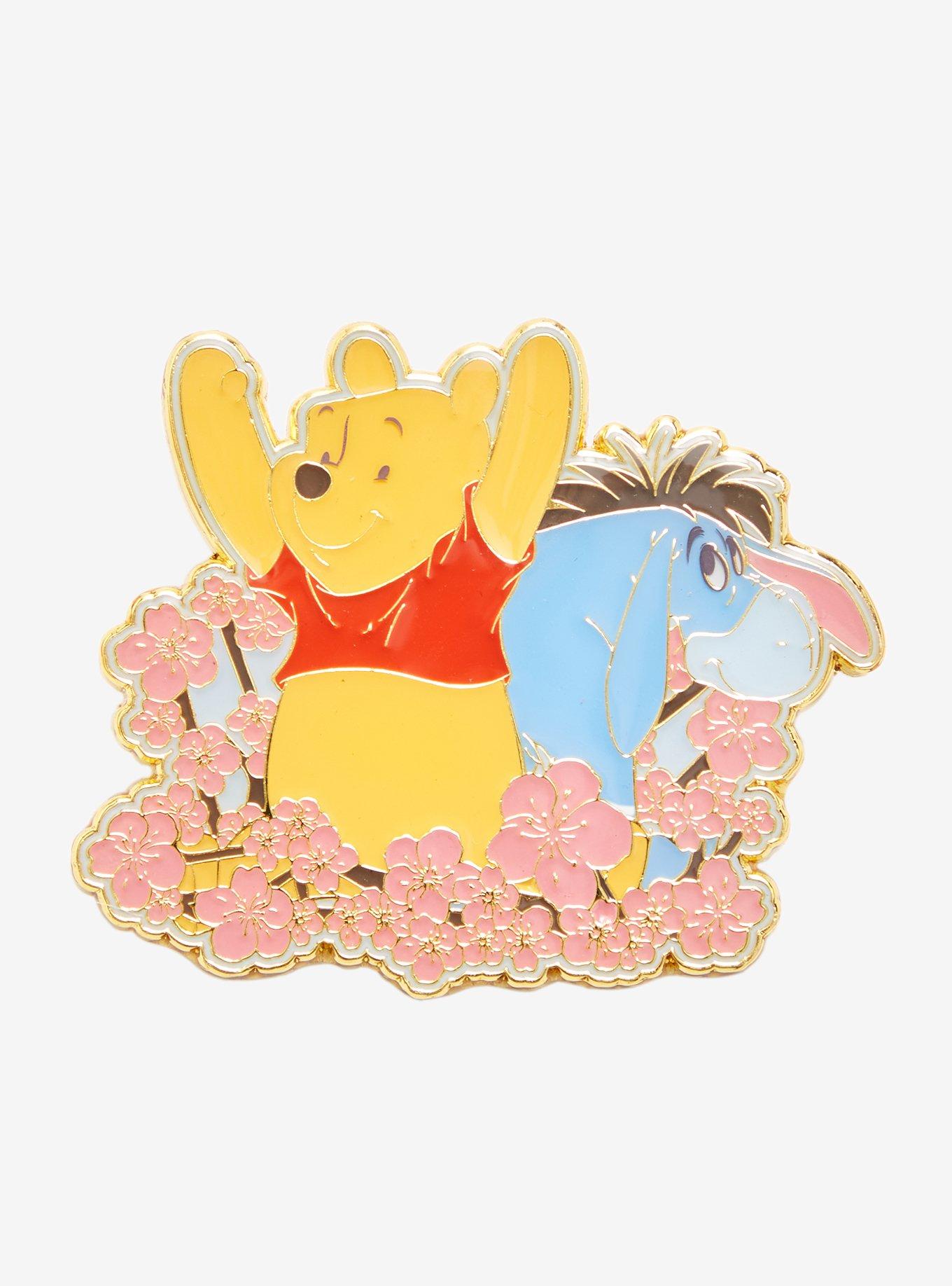 Loungefly Disney Winnie the Pooh & Eeyore Cherry Blossoms Enamel Pin - BoxLunch Exclusive, , hi-res