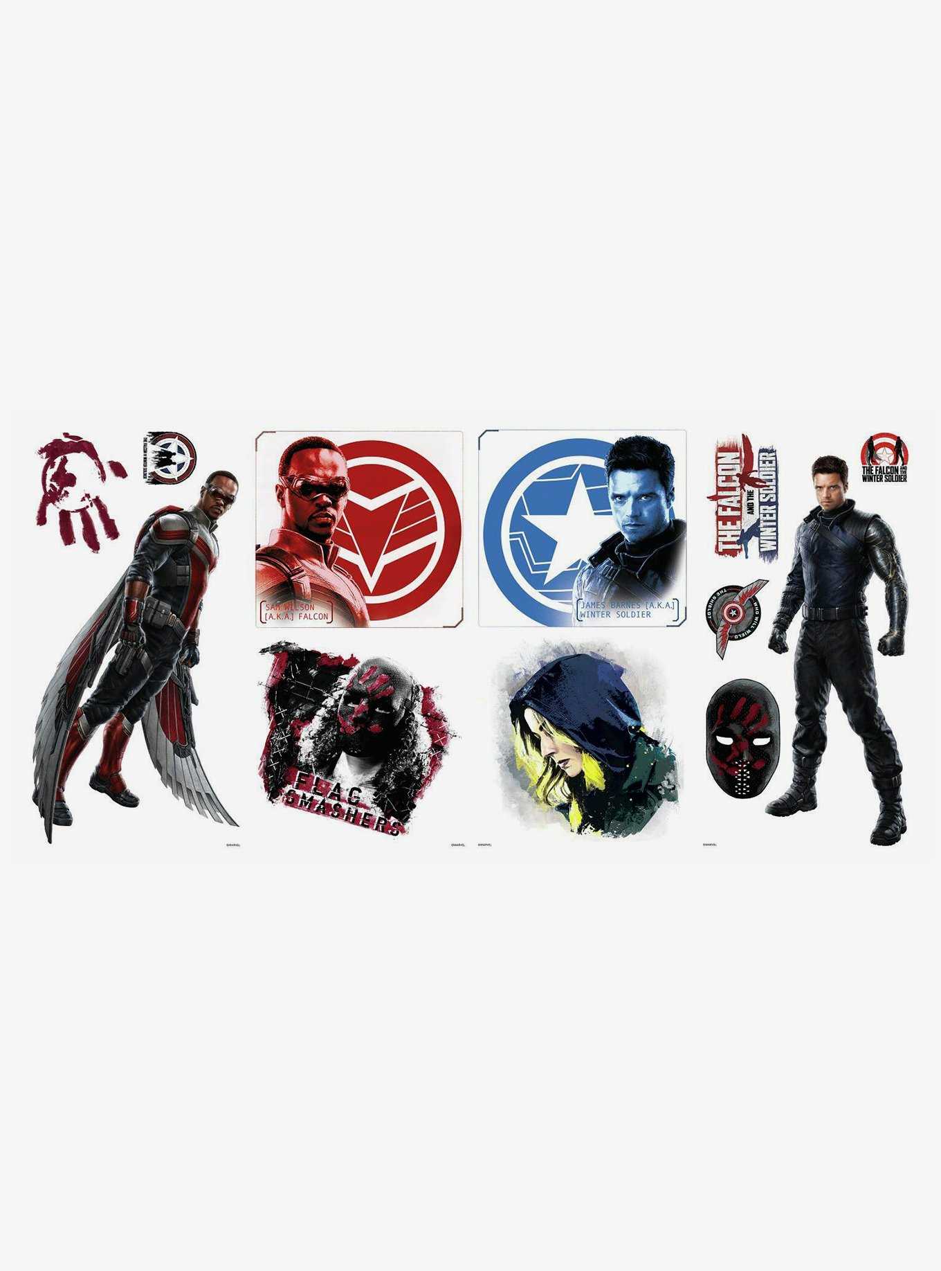 Marvel Falcon And The Winter Soldier Peel & Stick Wall Decals, , hi-res
