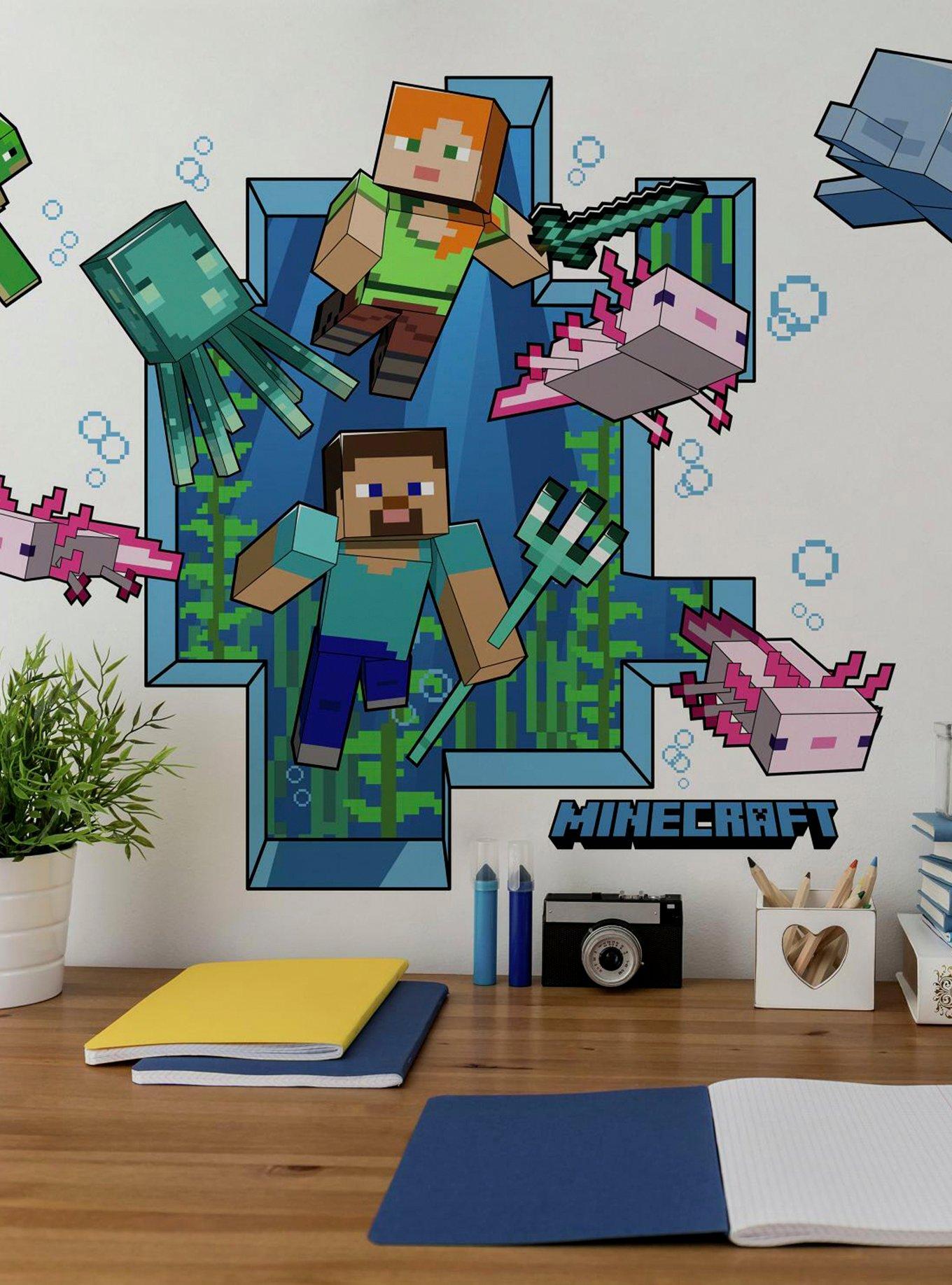 Minecraft Peel & Stick Giant Wall Decal, , hi-res