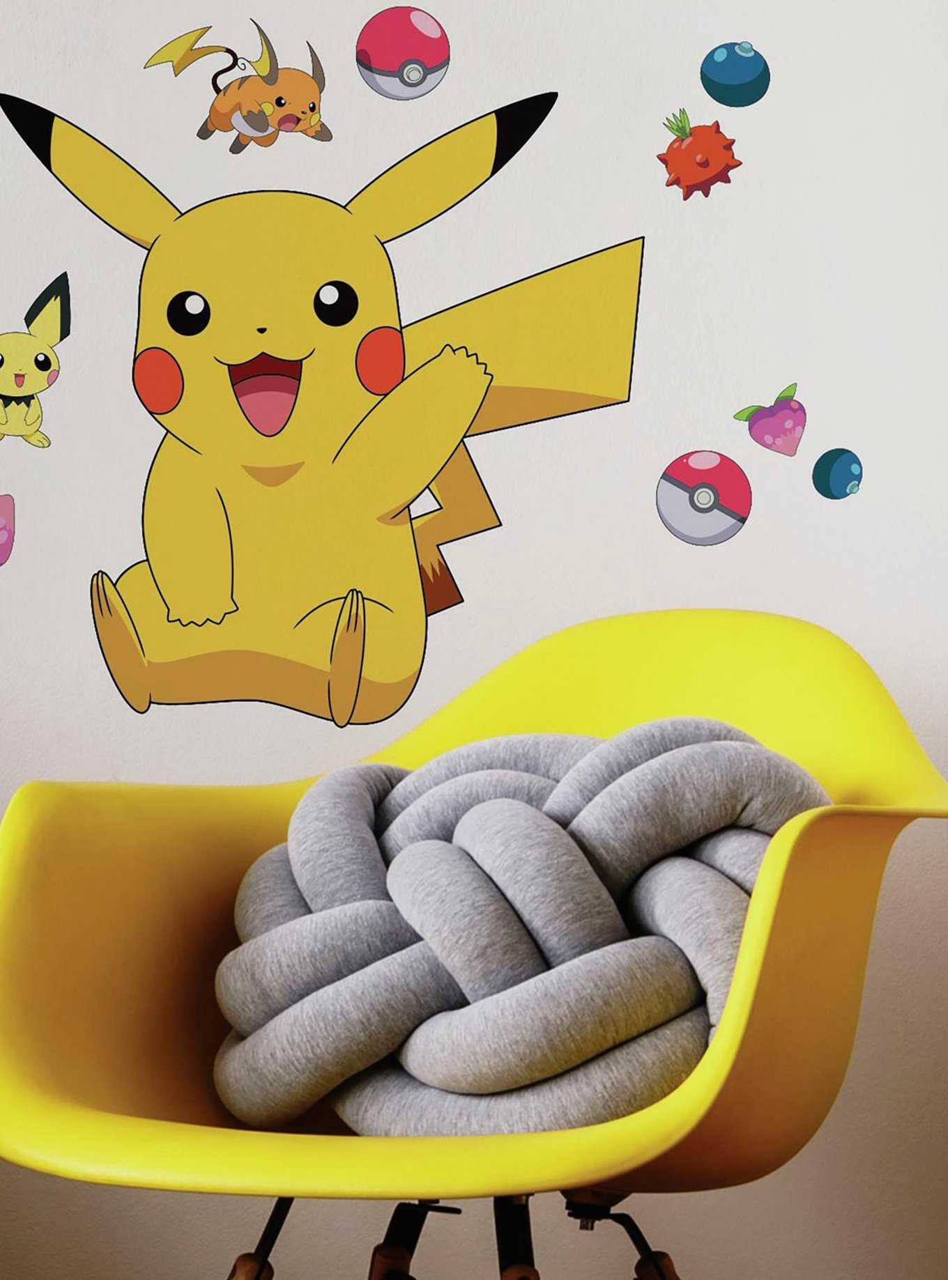 Pokemon Pikachu Peel & Stick Giant Wall Decals, , hi-res