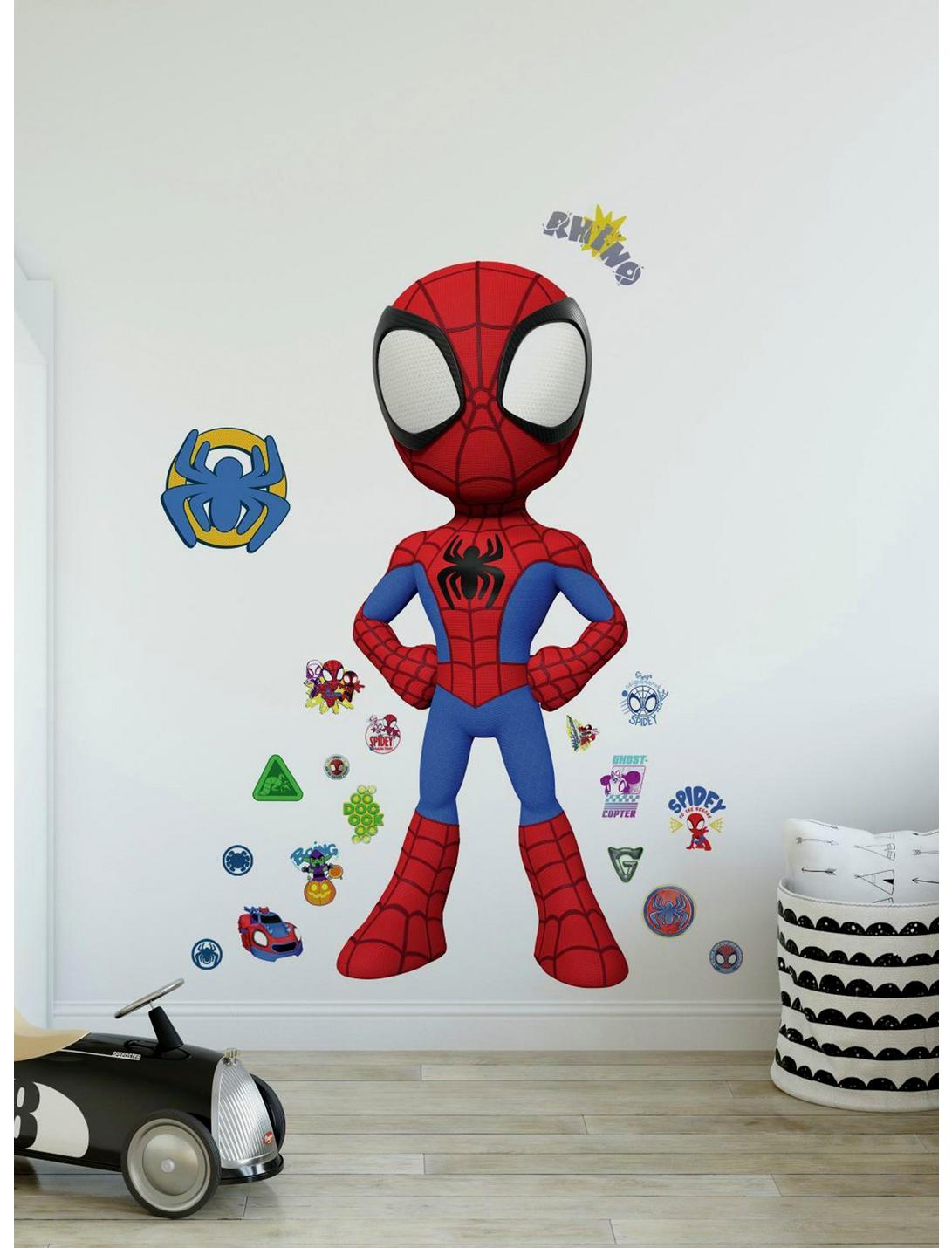 Marvel Spider-Man and Friends Peel & Stick Giant Wall Decals, , hi-res
