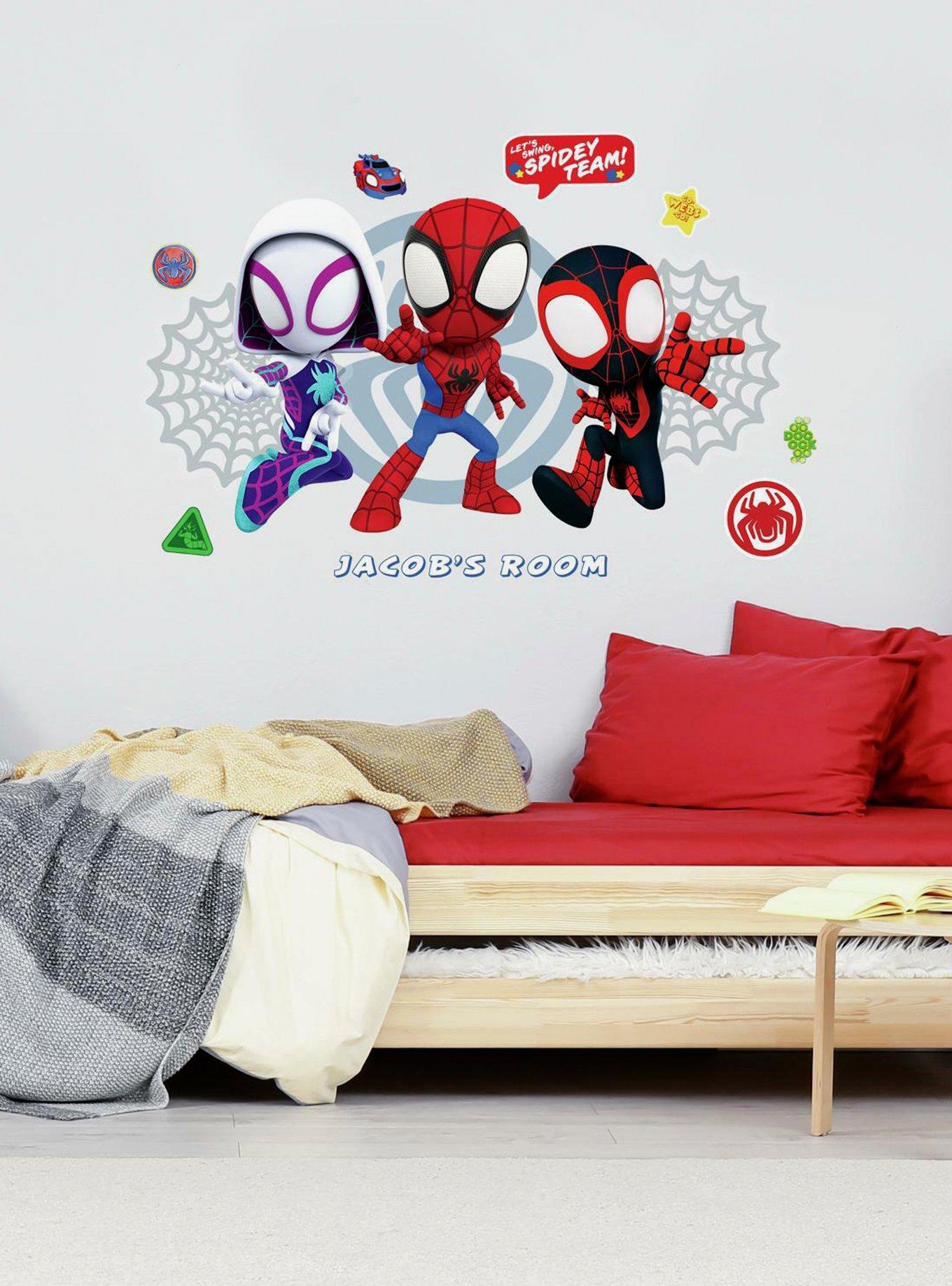 Marvel Spider-Man and Friends Headboard Peel & Stick Giant Wall Decal, , hi-res