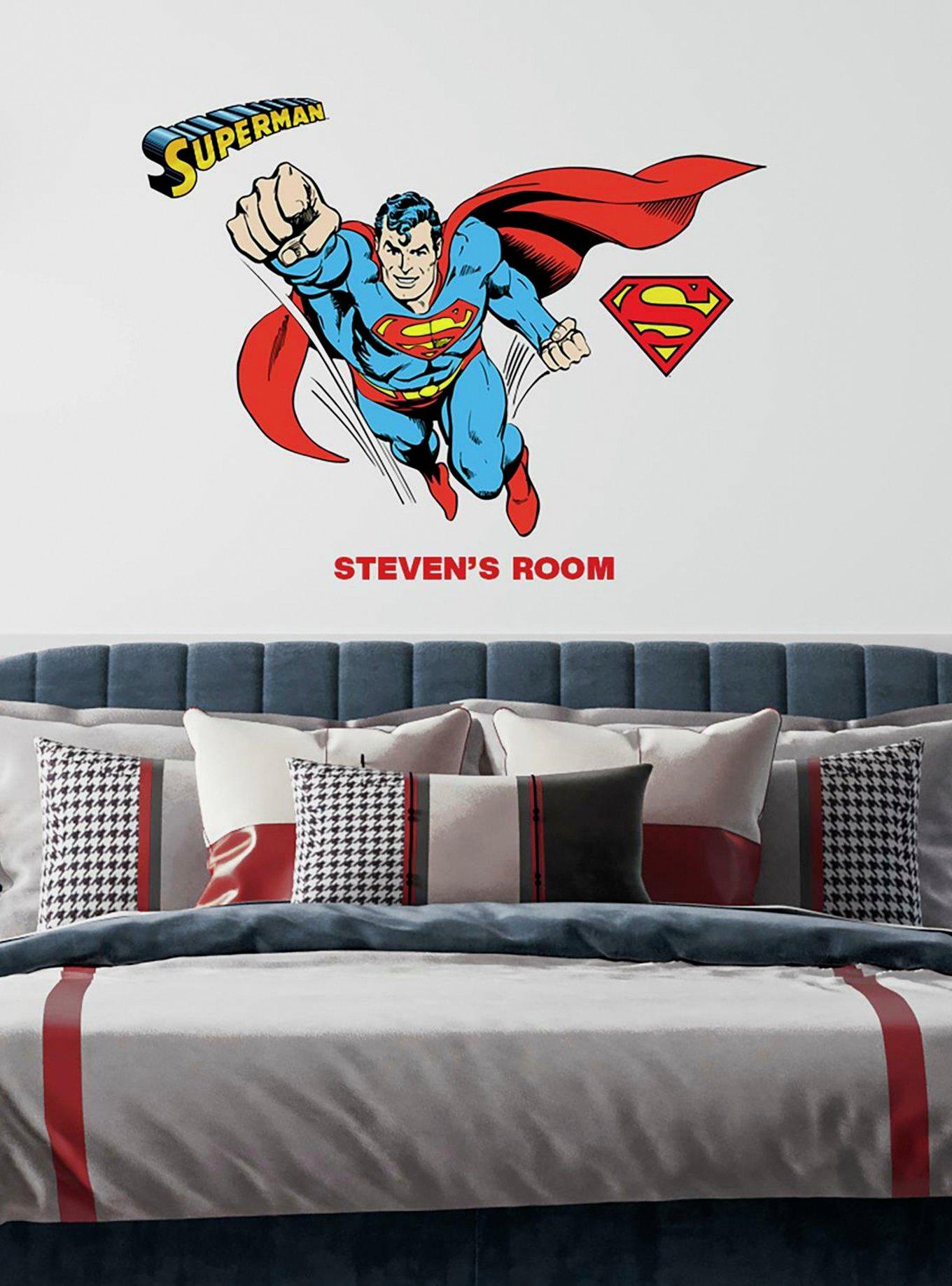 DC Comics Superman Alphabet Peel & Stick Giant Wall Decals, , hi-res