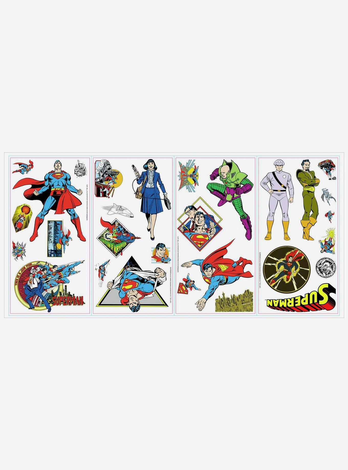 DC Comics Superman Classic Peel & Stick Wall Decals, , hi-res