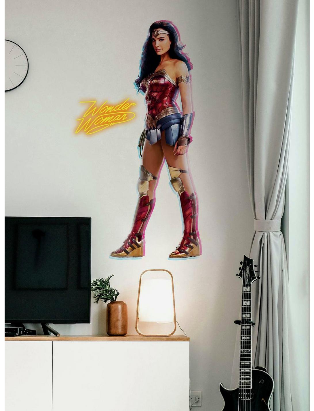 DC Comics Wonder Woman Gal Gadot Peel & Stick Giant Wall Decals, , hi-res