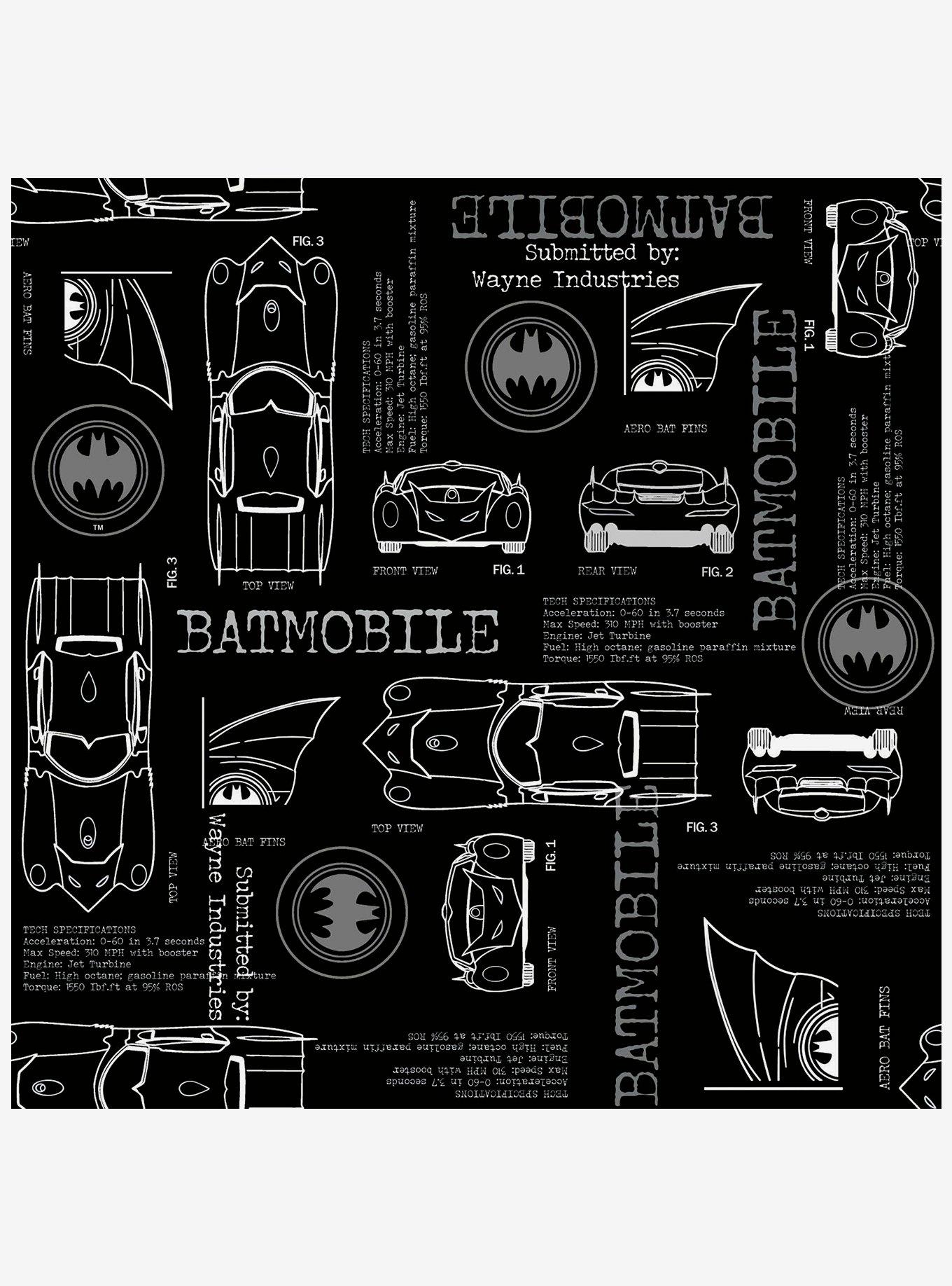 DC Comics Batman Batmobile Peel & Stick Wallpaper, , hi-res