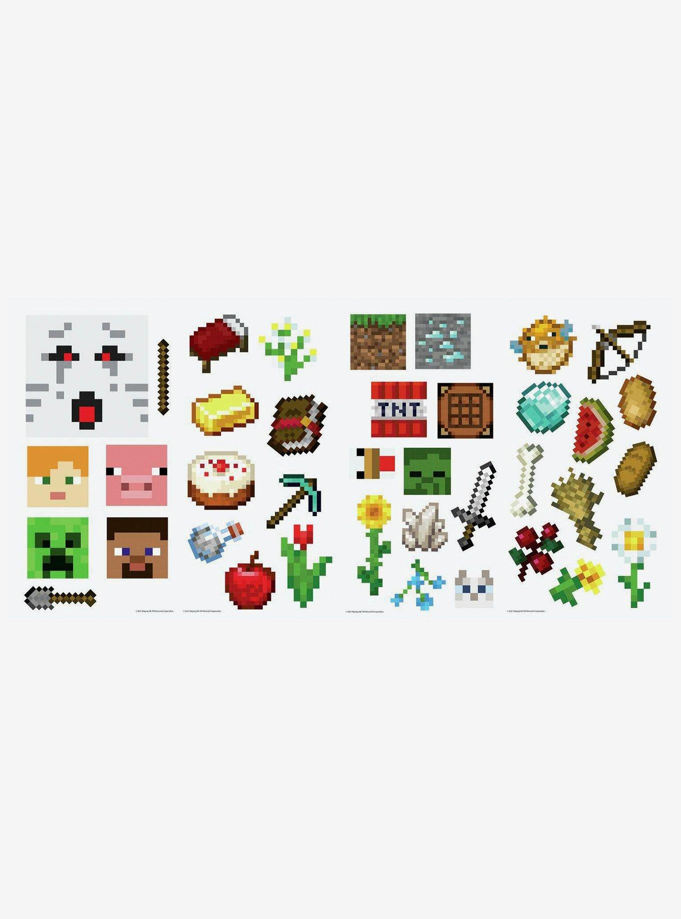 Minecraft Peel & Stick Wall Decals, , hi-res