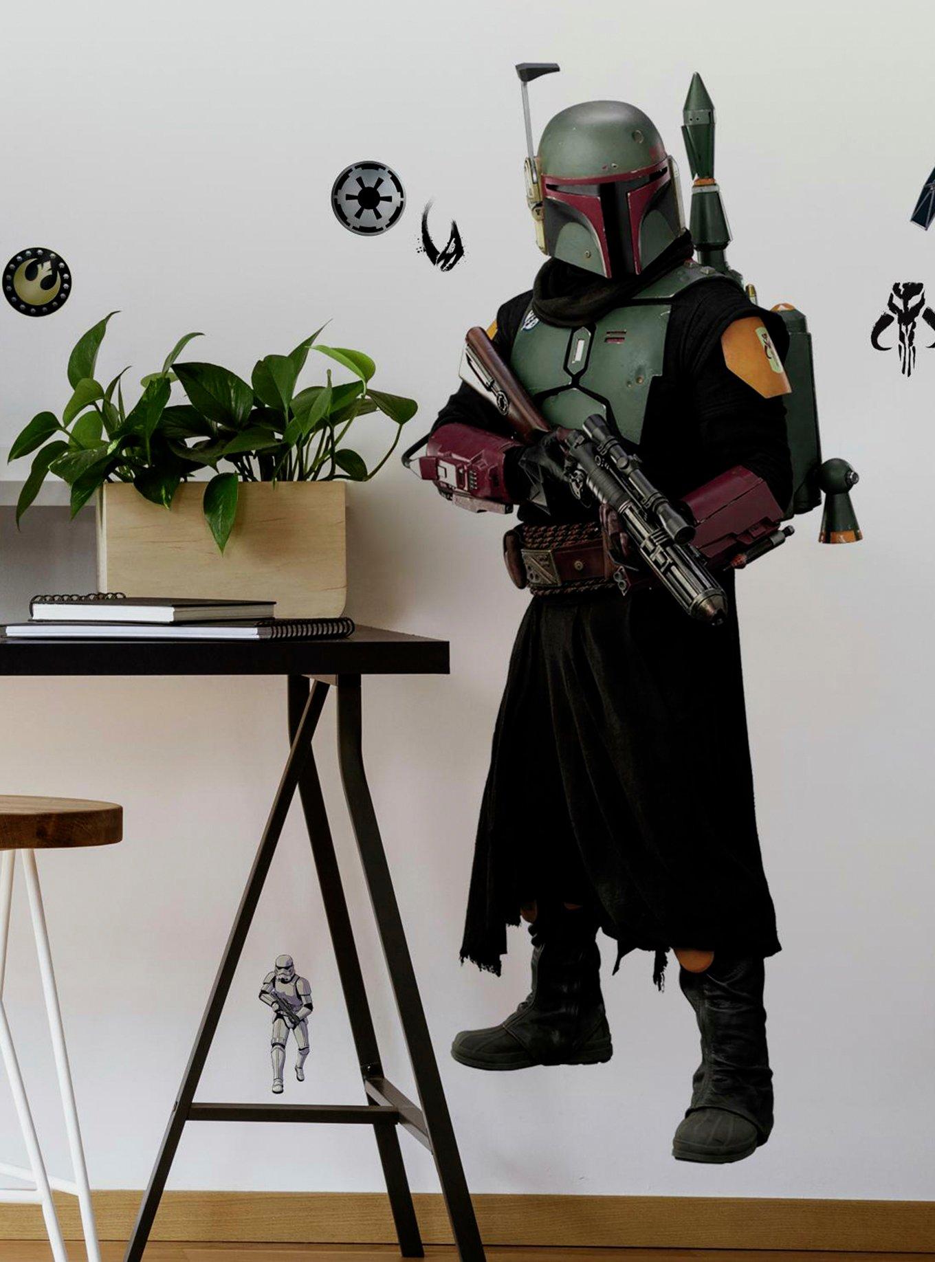 Star Wars Boba Fett Peel & Stick Giant Wall Decal, , hi-res