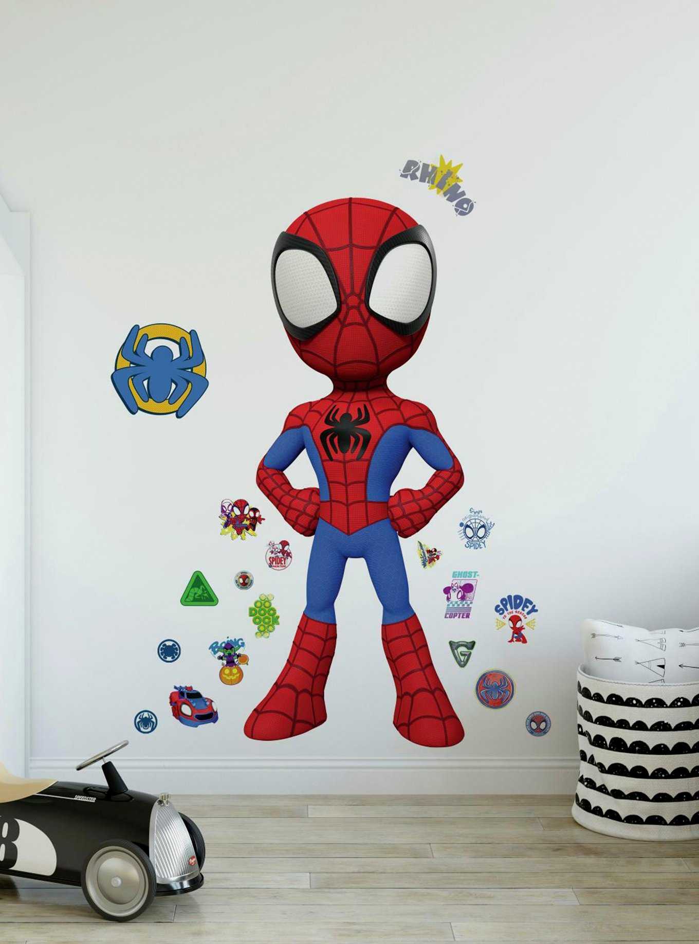 Marvel Spider-Man and Friends Peel & Stick Giant Wall Decals, , hi-res