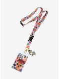 Loungefly Disney Bambi Springtime Flowers Lanyard - BoxLunch Exclusive, , hi-res