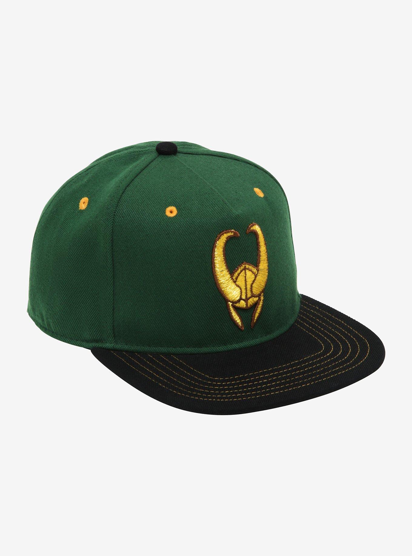 Marvel Loki Gold Helmet Snapback Hat, , hi-res