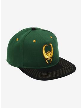 Marvel Loki Gold Helmet Snapback Hat, , hi-res
