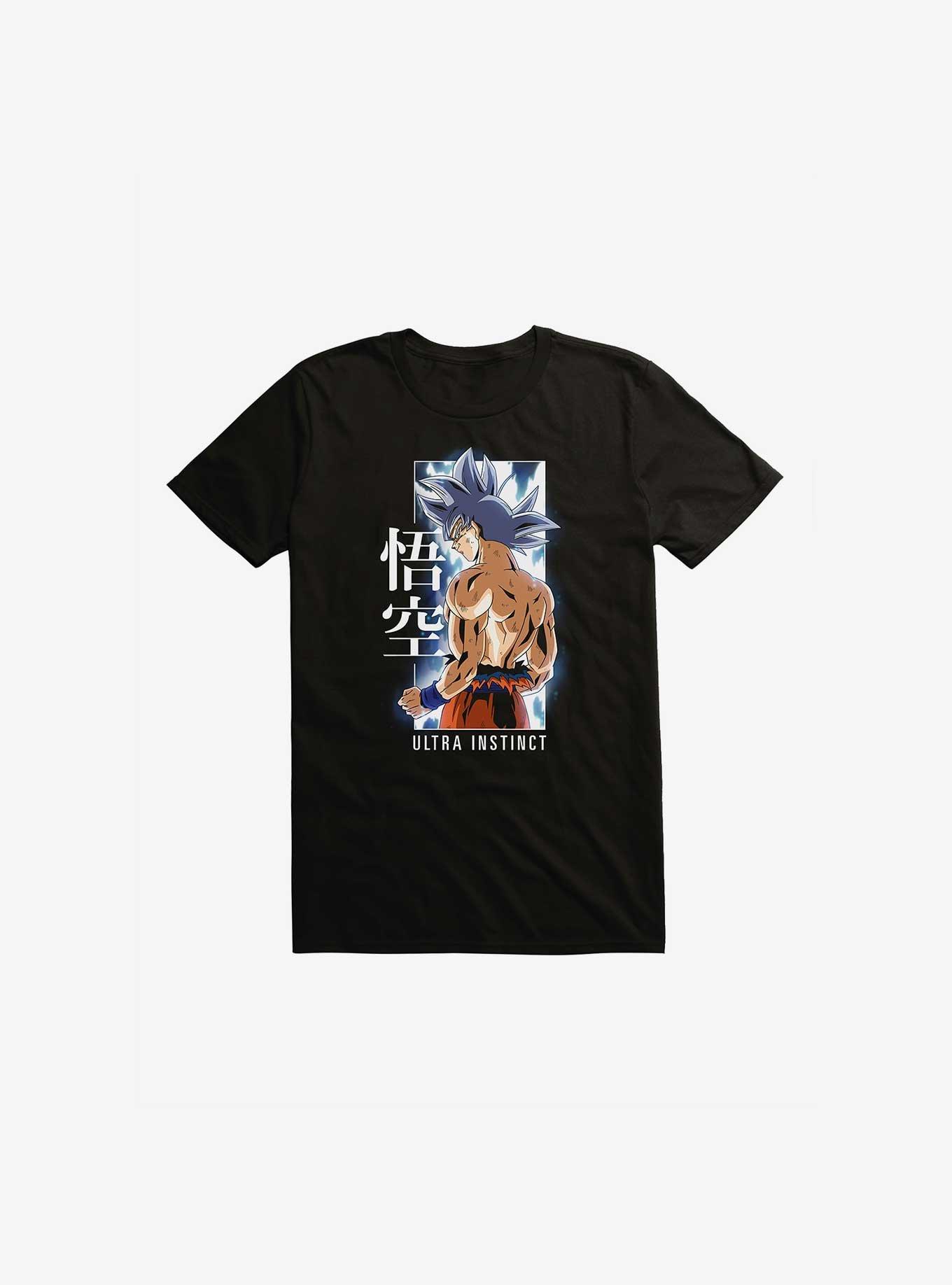 Dragon Ball Super Goku Ultra Instinct T Shirt BLACK BoxLunch