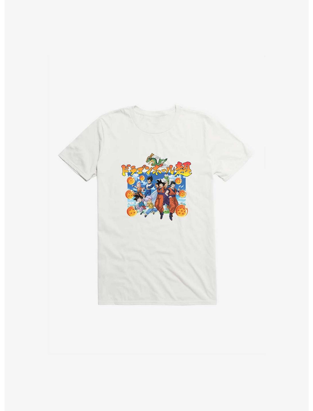 Dragon Ball Super Group T-Shirt, WHITE, hi-res