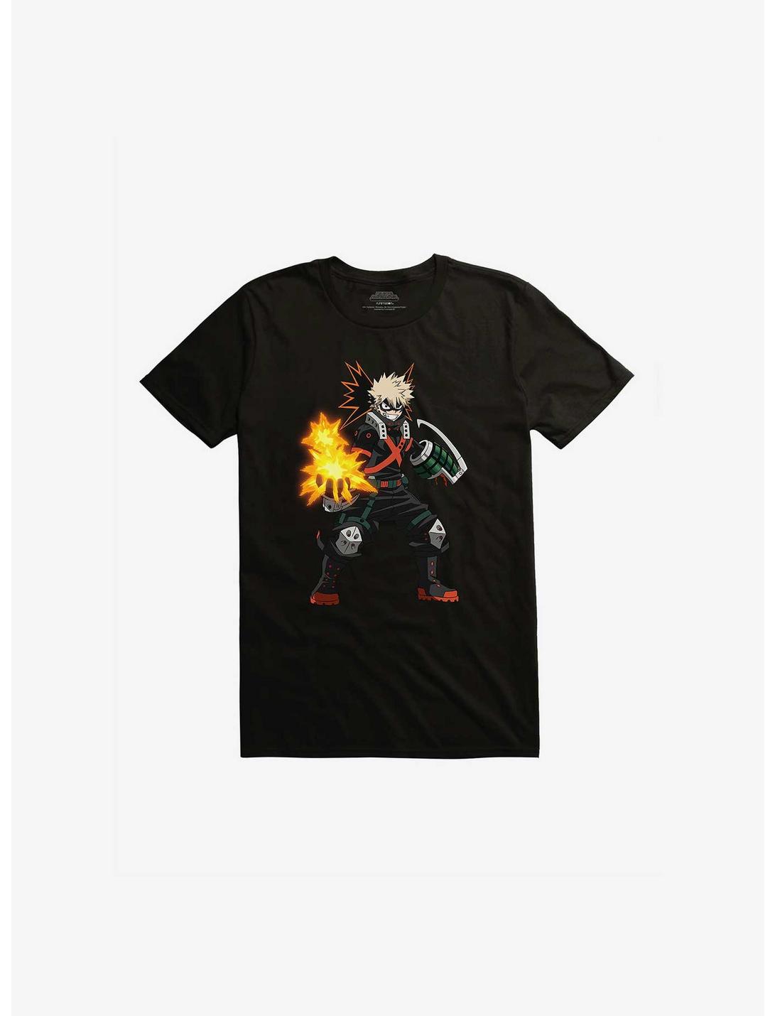 My Hero Academia Bakugo Battle Suit T-Shirt, BLACK, hi-res