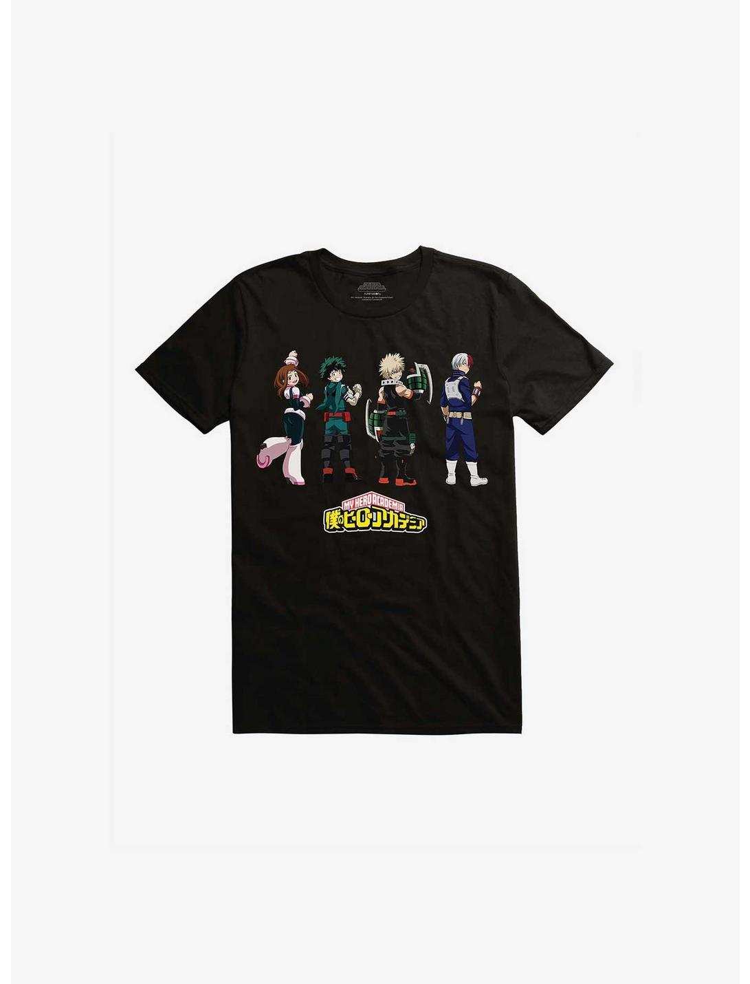 My Hero Academia Class 1A Quirk Suit T-Shirt, BLACK, hi-res