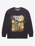 Disney The Nightmare Before Christmas Characters Summer Fear Fest Crewneck - BoxLunch Exclusive , ACID BLACK, hi-res